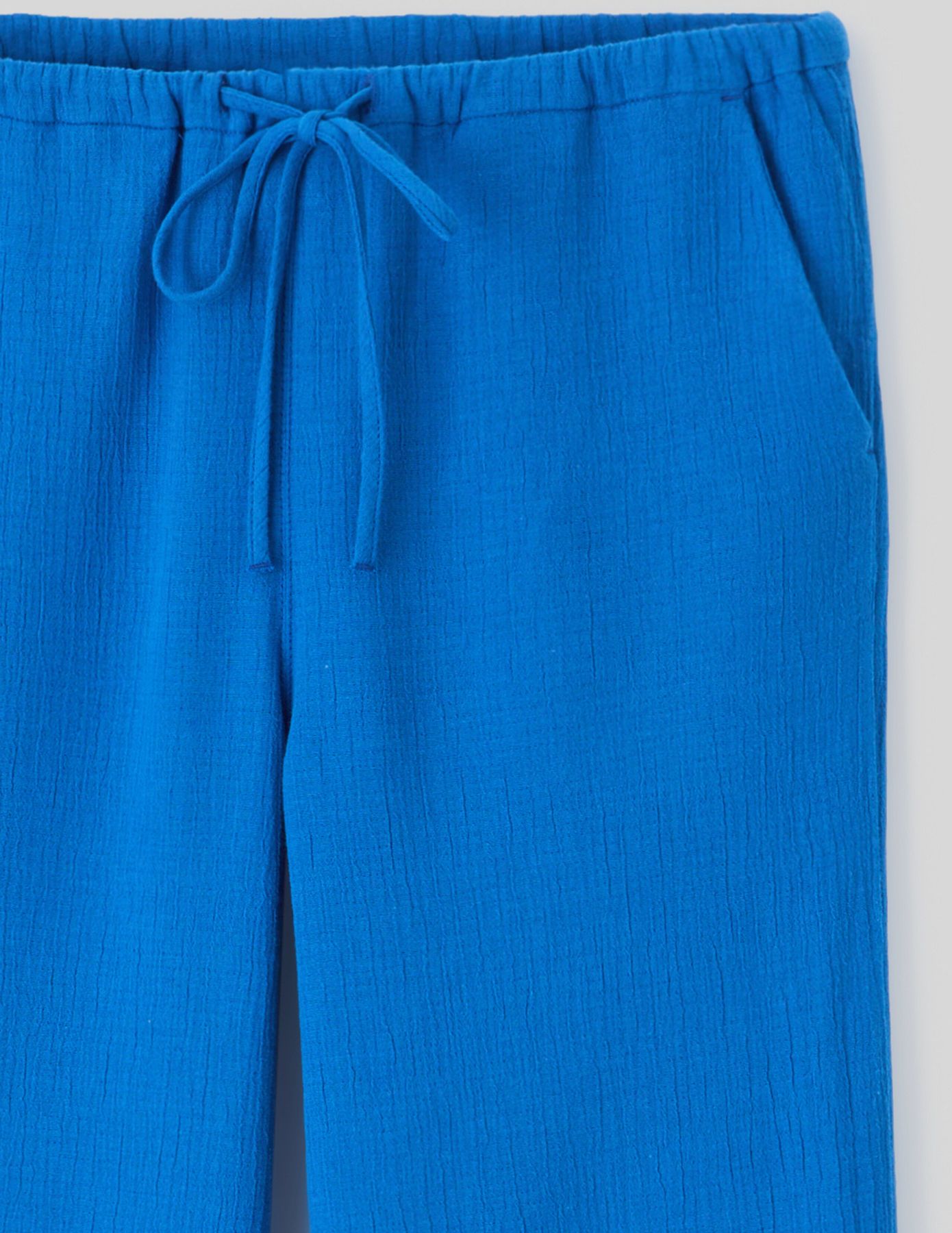 Pantalon en gaz de coton
