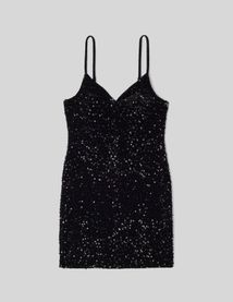 Robe fines bretelles sequins