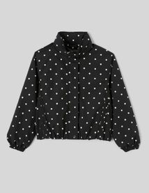 Blouson l&eacute;ger imprim&eacute; pois