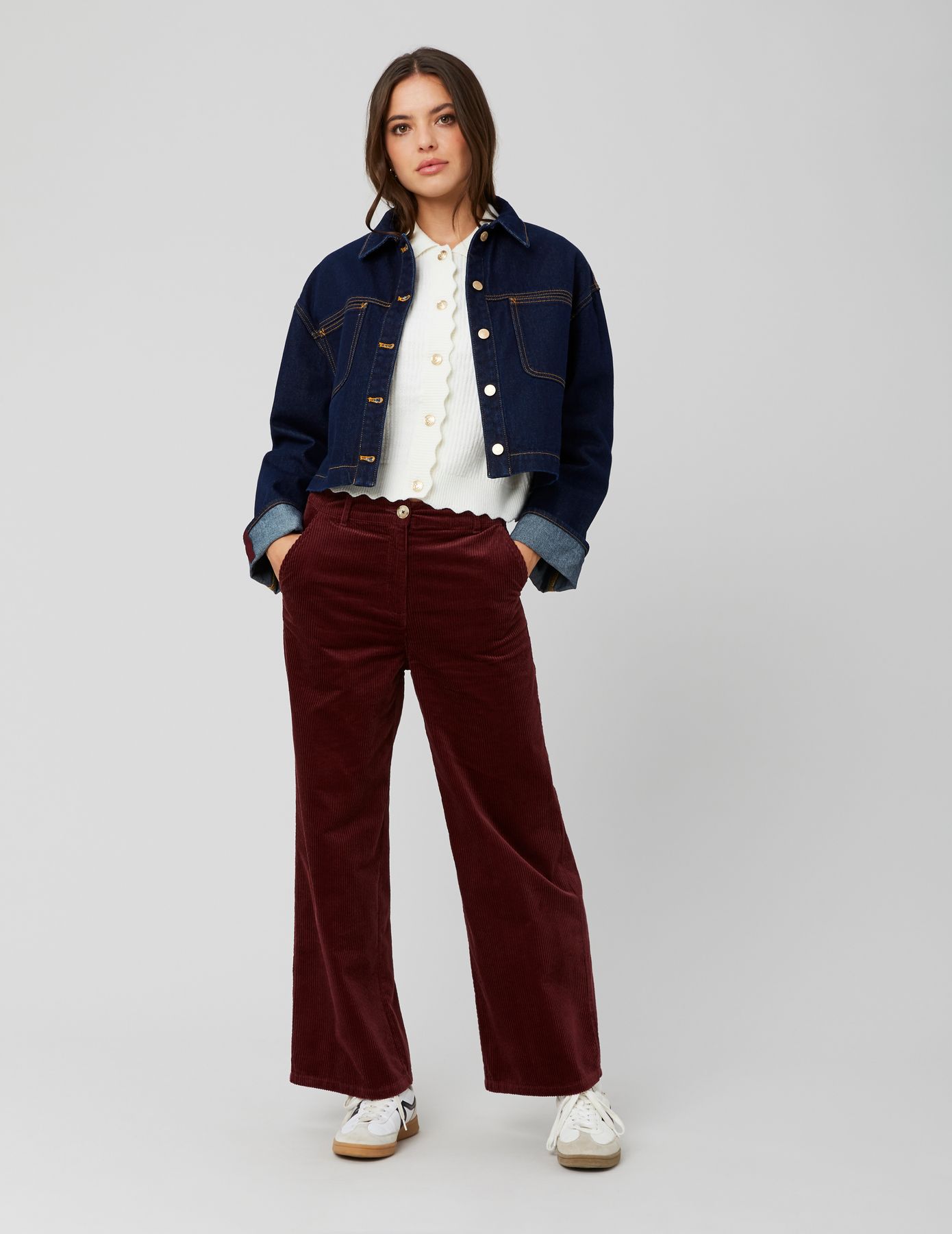 Gilet col polo boutonné