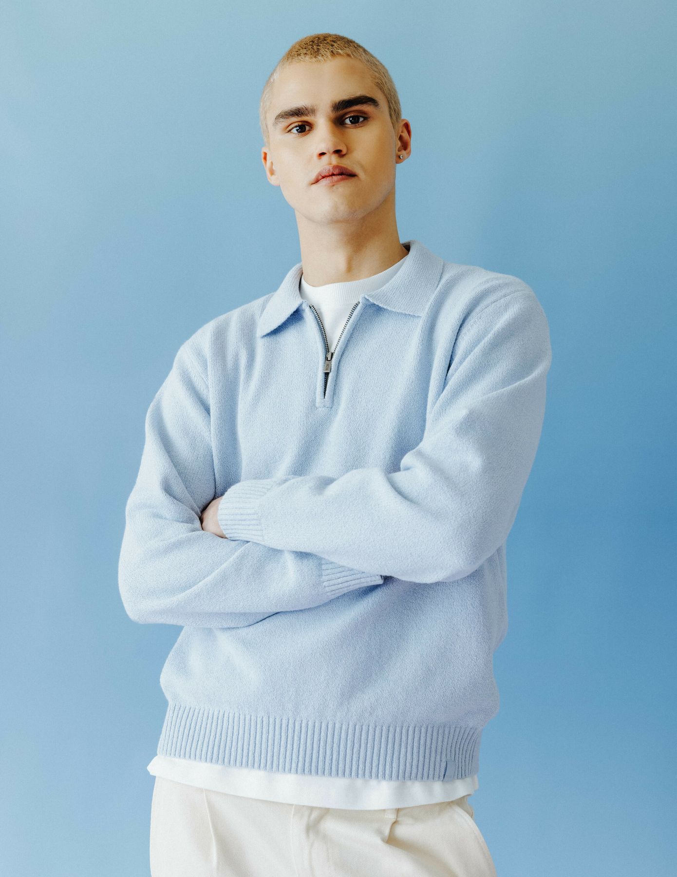 Pull col polo zipp&eacute;