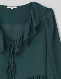 Blouse à volants