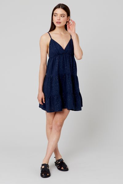 Robe courte à paillettes