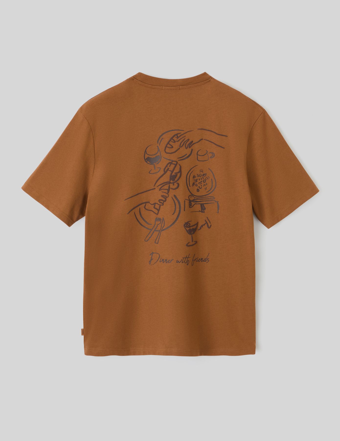 T-shirt imprimé devant dos