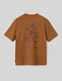 T-shirt imprimé devant dos
