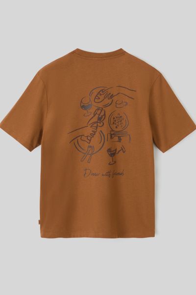 T-shirt imprimé devant dos