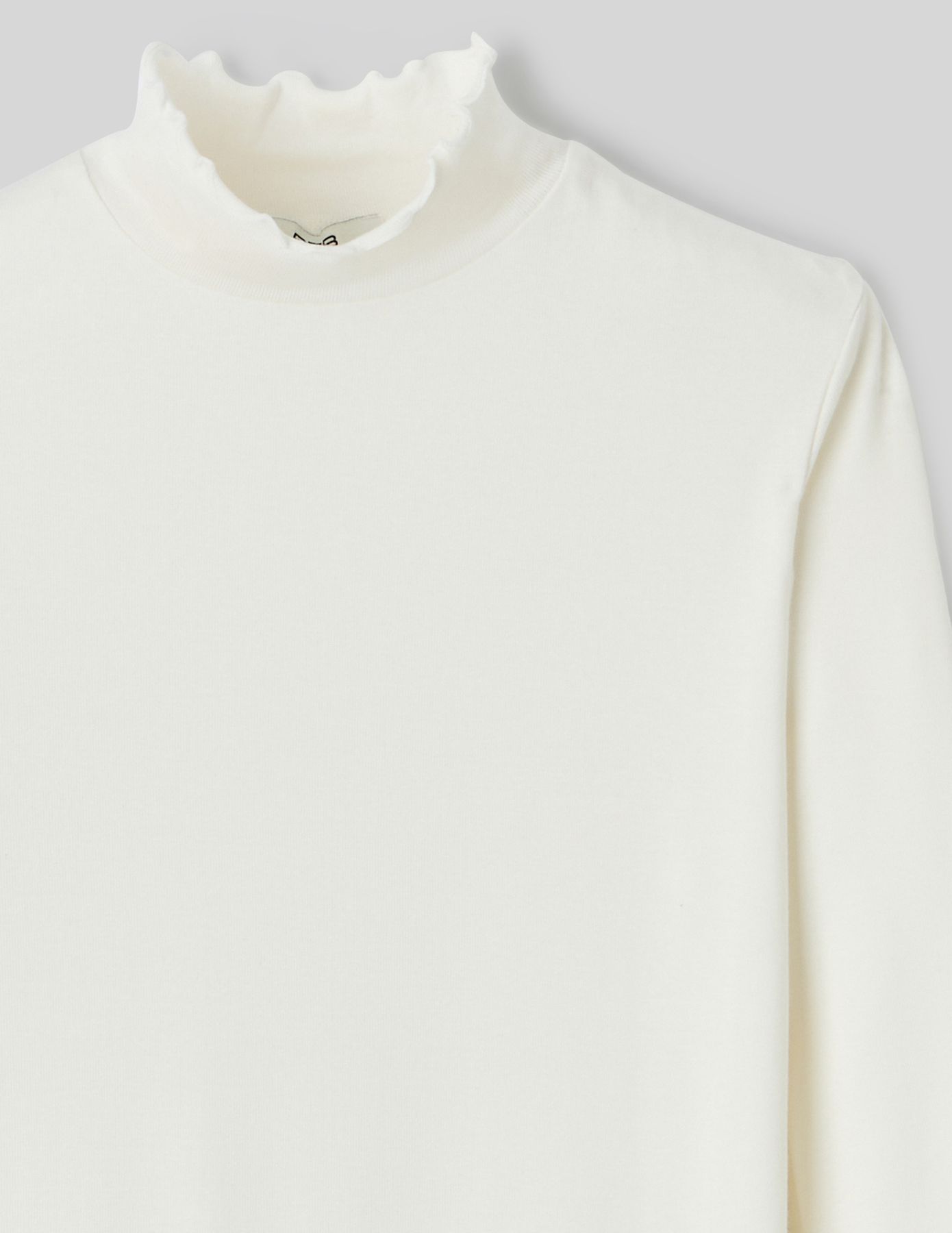 T-shirt col montant uni