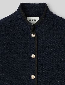 Veste tweed boutonn&eacute;e