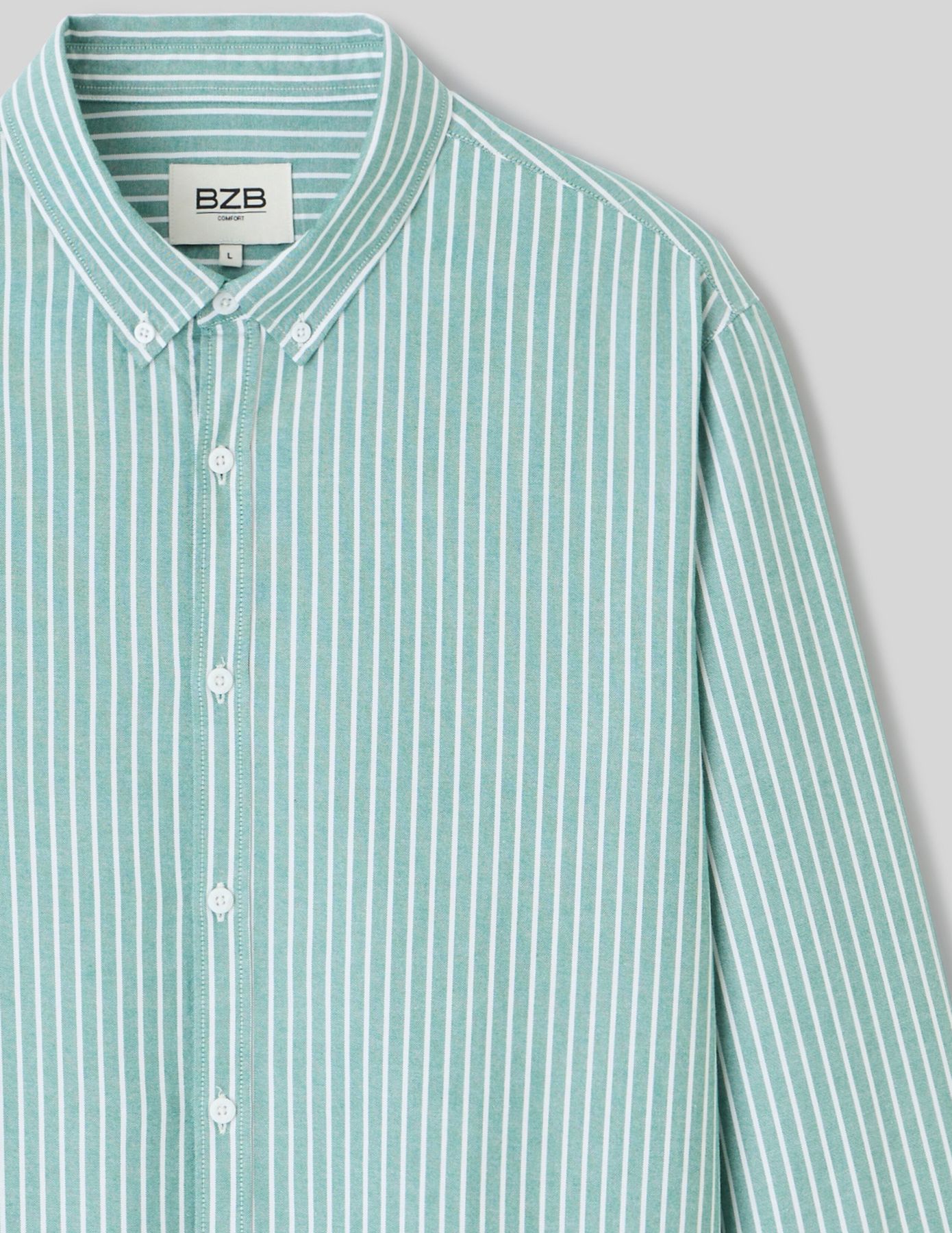 Chemise oxford ray&eacute;e