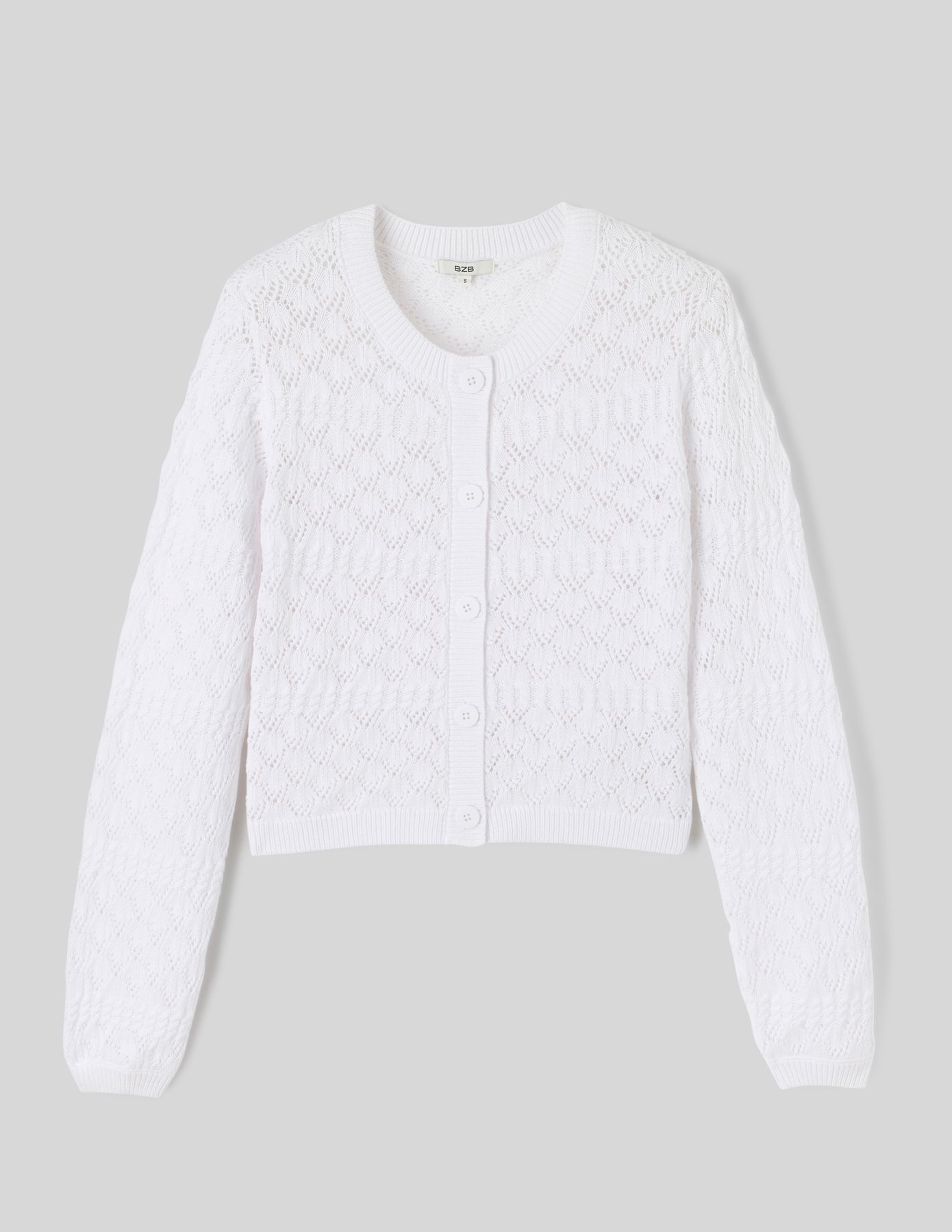 Gilet ajouré uni