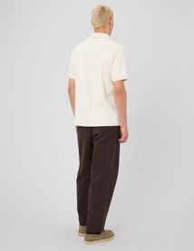 Polo maille fantaisie