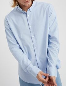 Chemise unie ajust&eacute;e