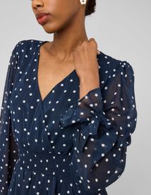 Robe courte imprim&eacute;e