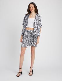 Jupe short imprimée