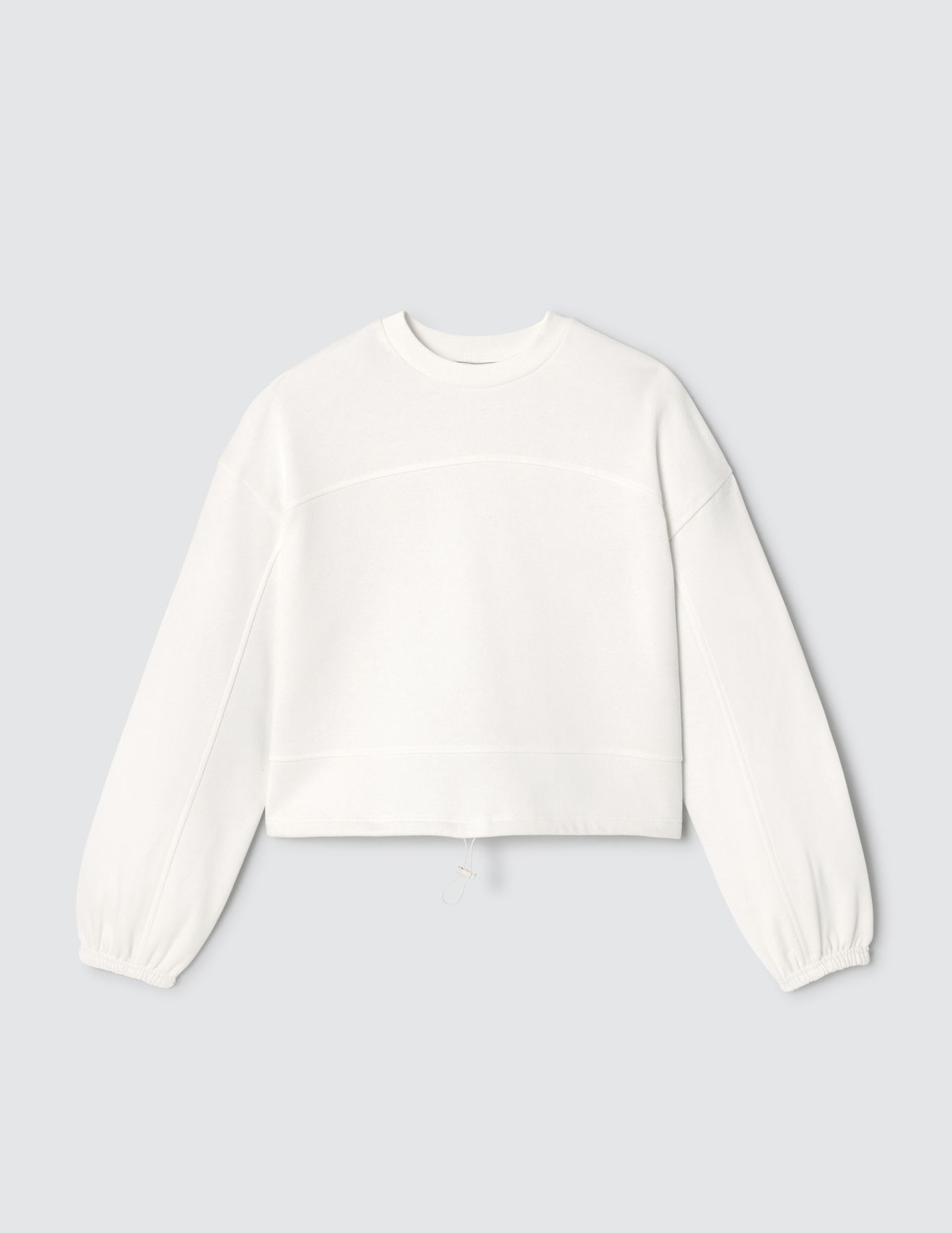 Sweat cropped découpes sport