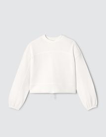 Sweat cropped découpes sport
