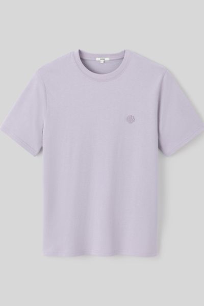 T-shirt broderie poitrine