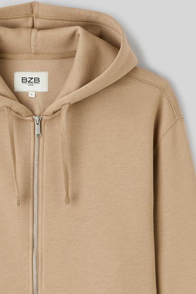 Sweat zippé ouverture double