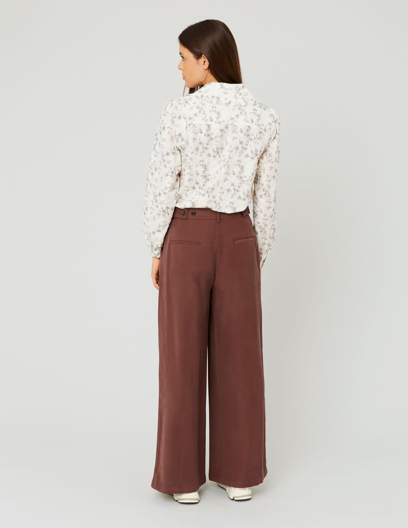Pantalon fluide à pinces