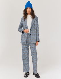 Blazer à carreaux
