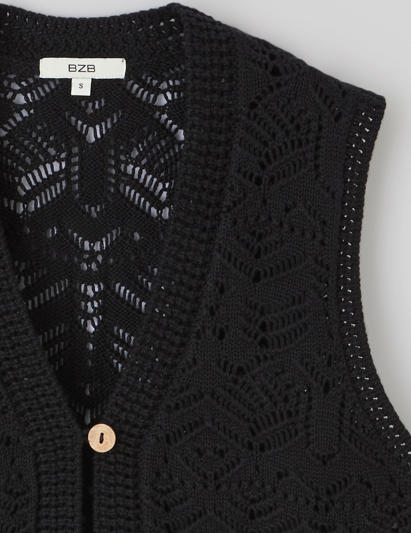 Gilet sans manches en crochet