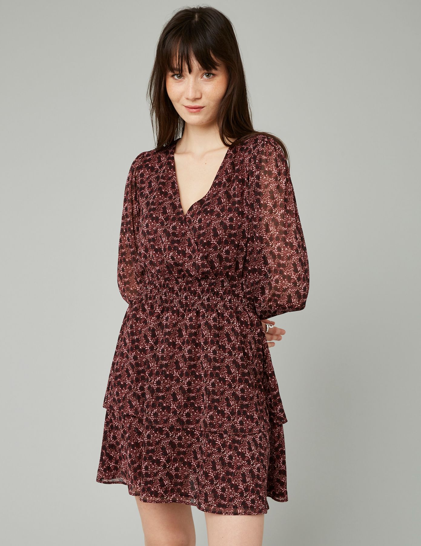 Robe courte imprimée