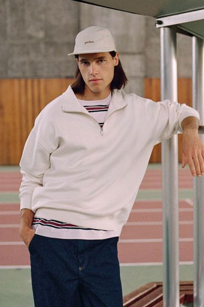 Sweat col polo zipp&eacute;