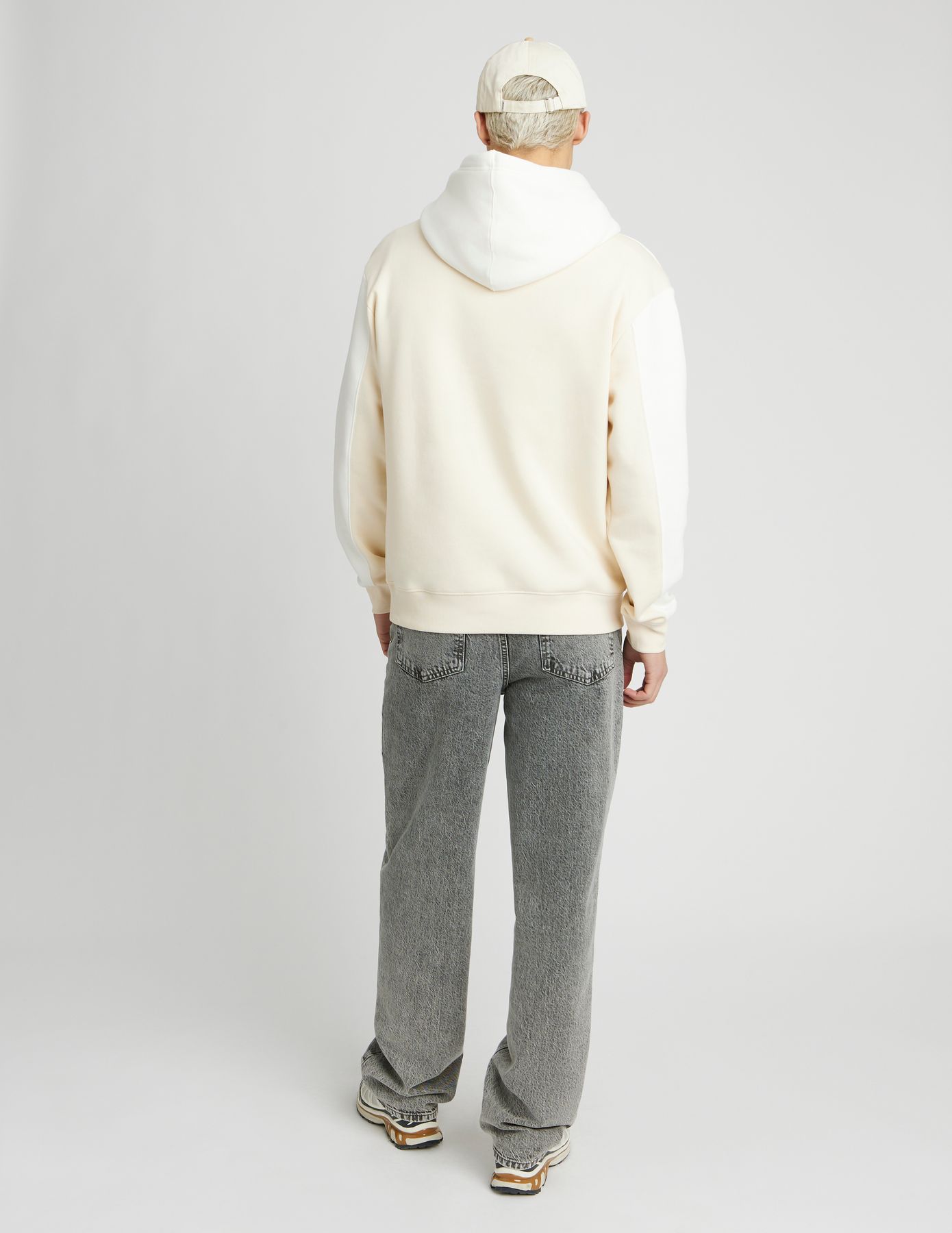 Sweat à capuche colorblock