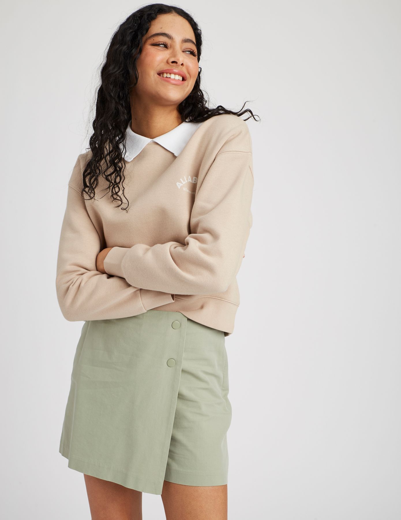 Jupe short portefeuille