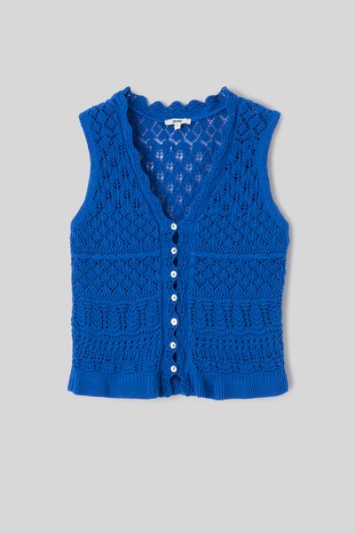 Gilet sans manches crochet