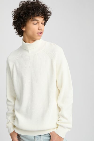 Pull col roulé
