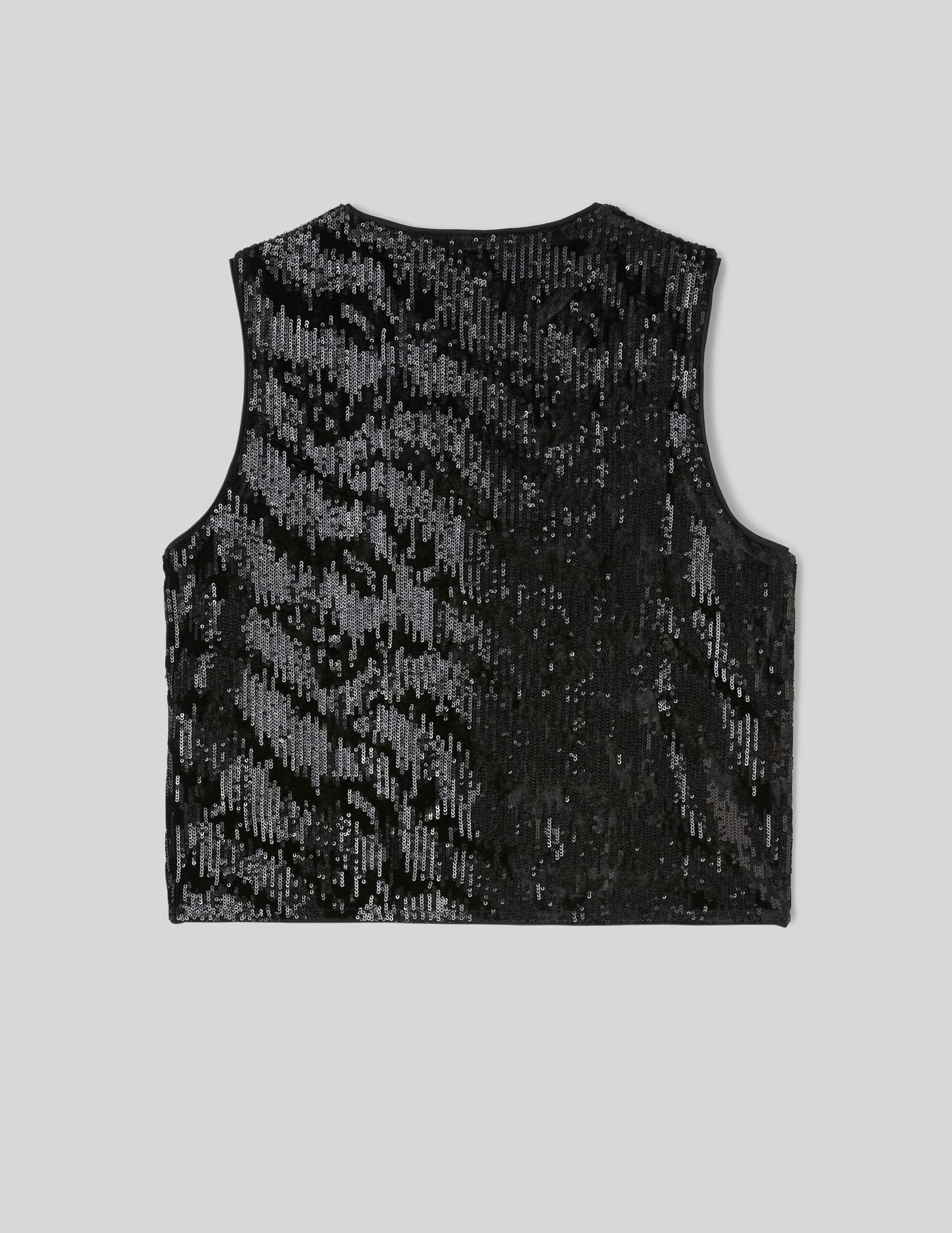 Top sans manches sequins