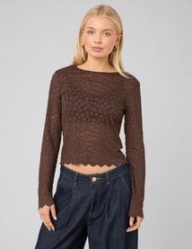 T-shirt dentelle
