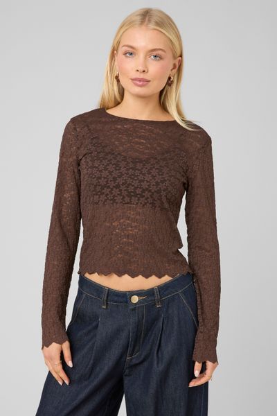 T-shirt dentelle