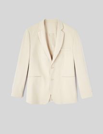 Veste de costume coupe droite