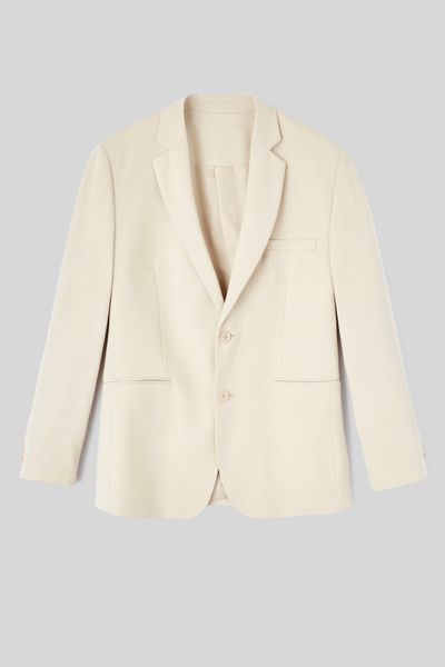 Veste de costume coupe droite