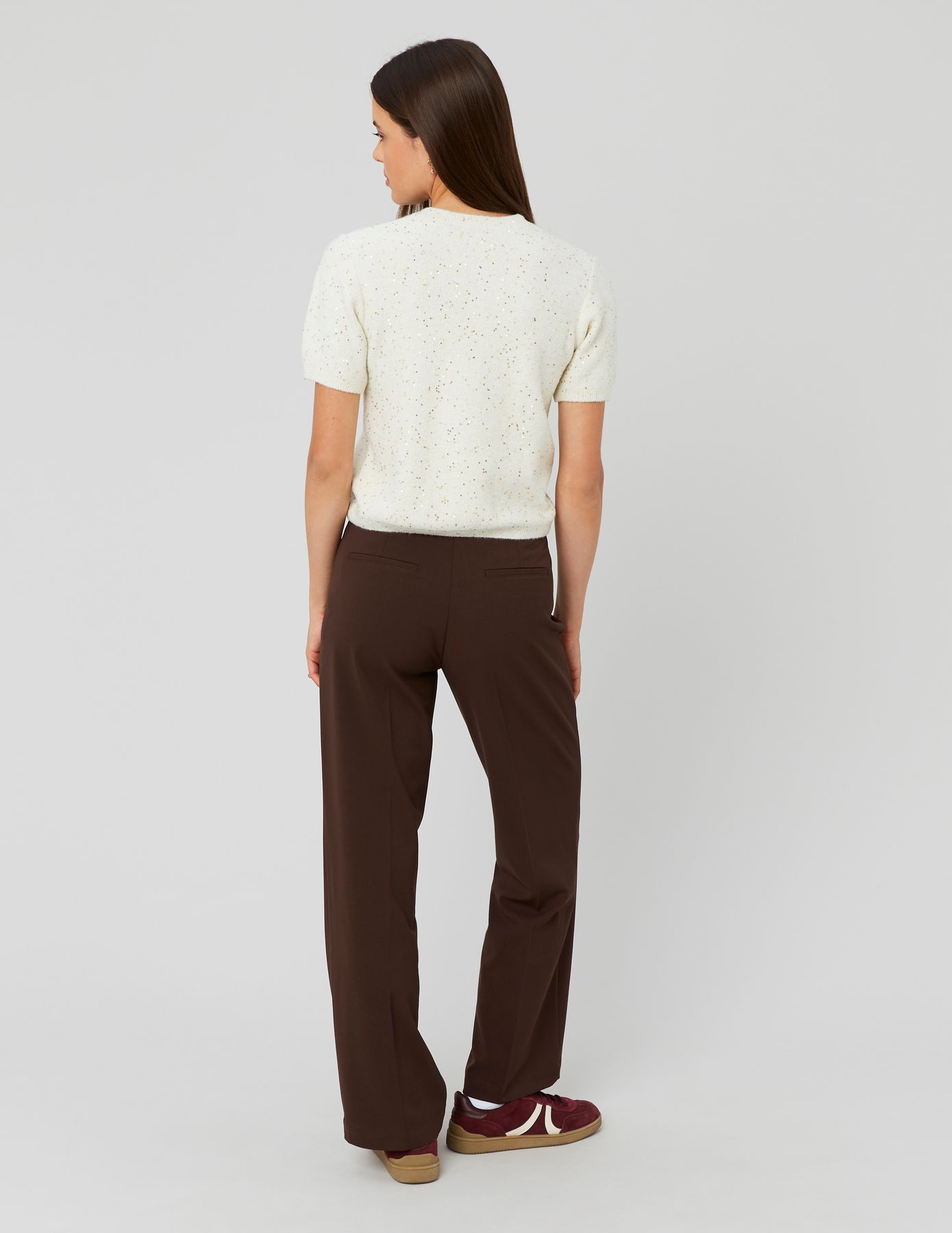 Pantalon tailleur droit