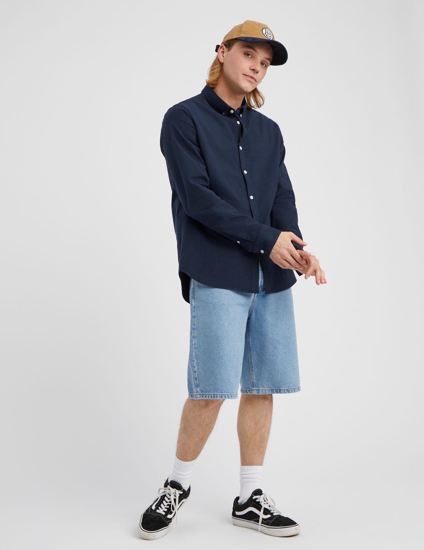 Chemise unie ajustée