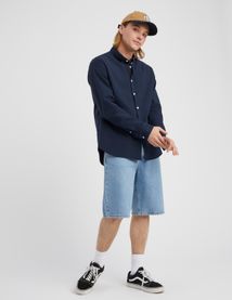 Chemise unie ajustée