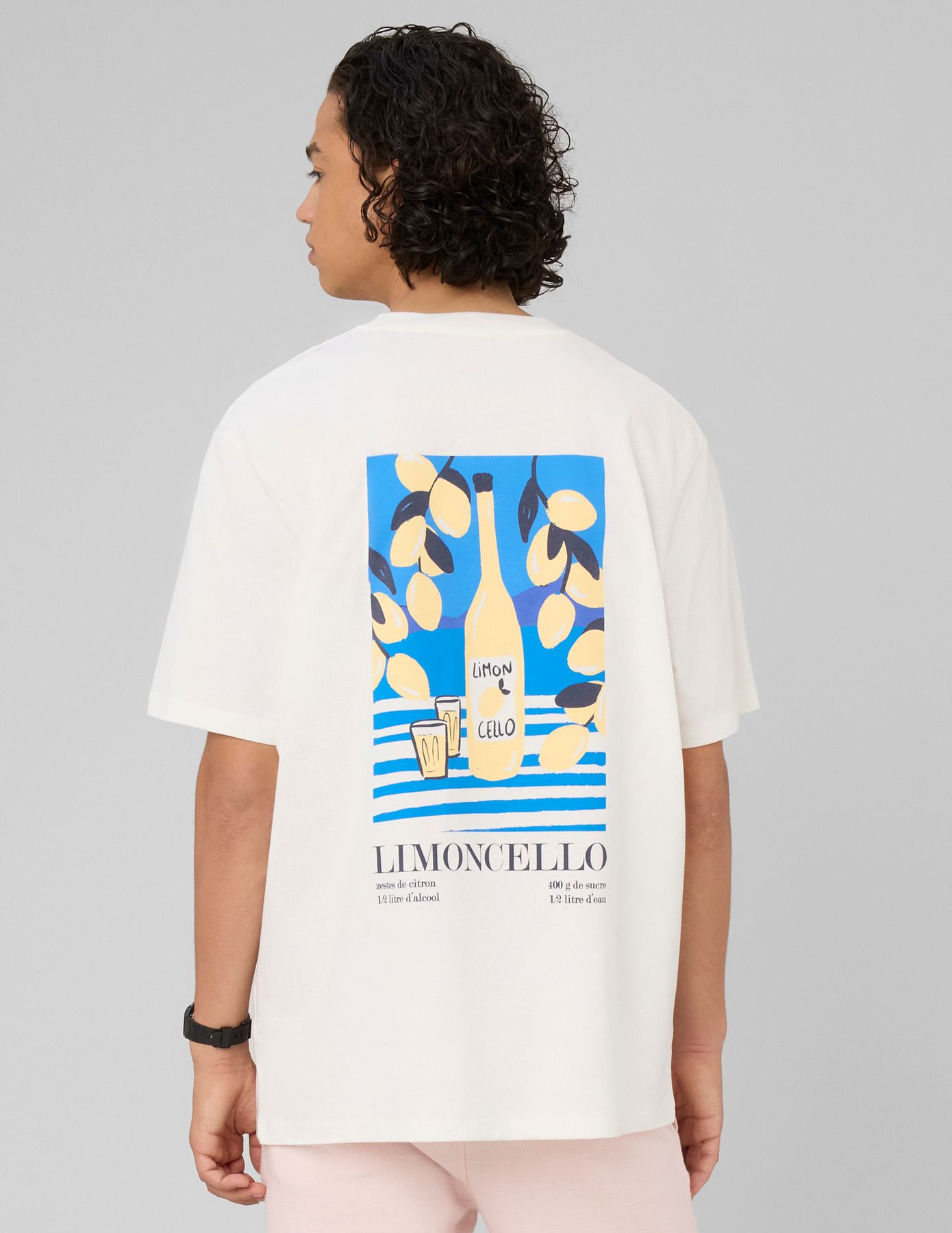 T-shirt imprim&eacute; devant / dos