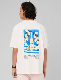 T-shirt imprim&eacute; devant / dos