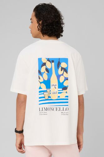 T-shirt imprim&eacute; devant / dos