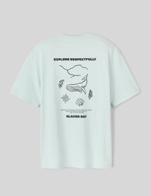 T-shirt imprim&eacute; devant dos