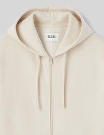 Sweat zippé à capuche