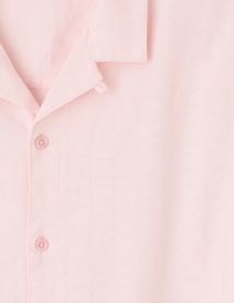 Chemise manches courtes mati&egrave;re fantaisie
