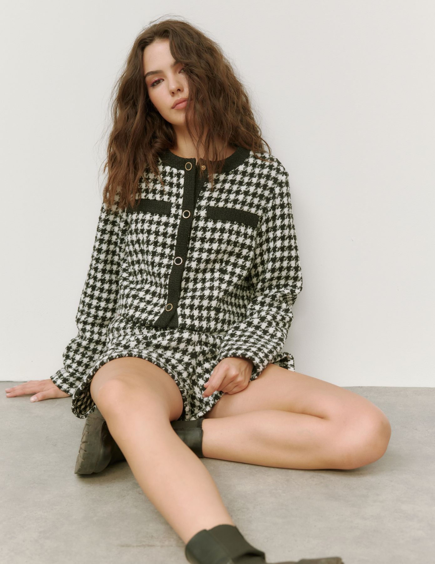 Short en tweed