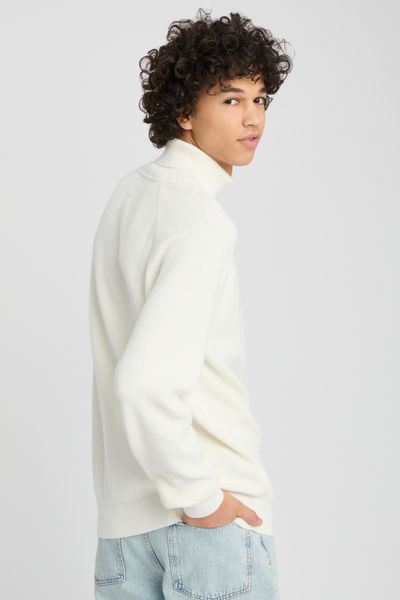 Pull col roulé