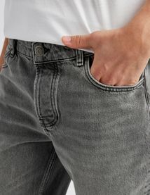 Jean relaxed gris moyen