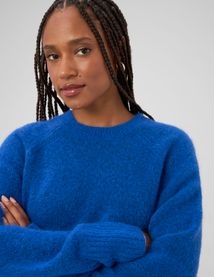 Pull col rond premium