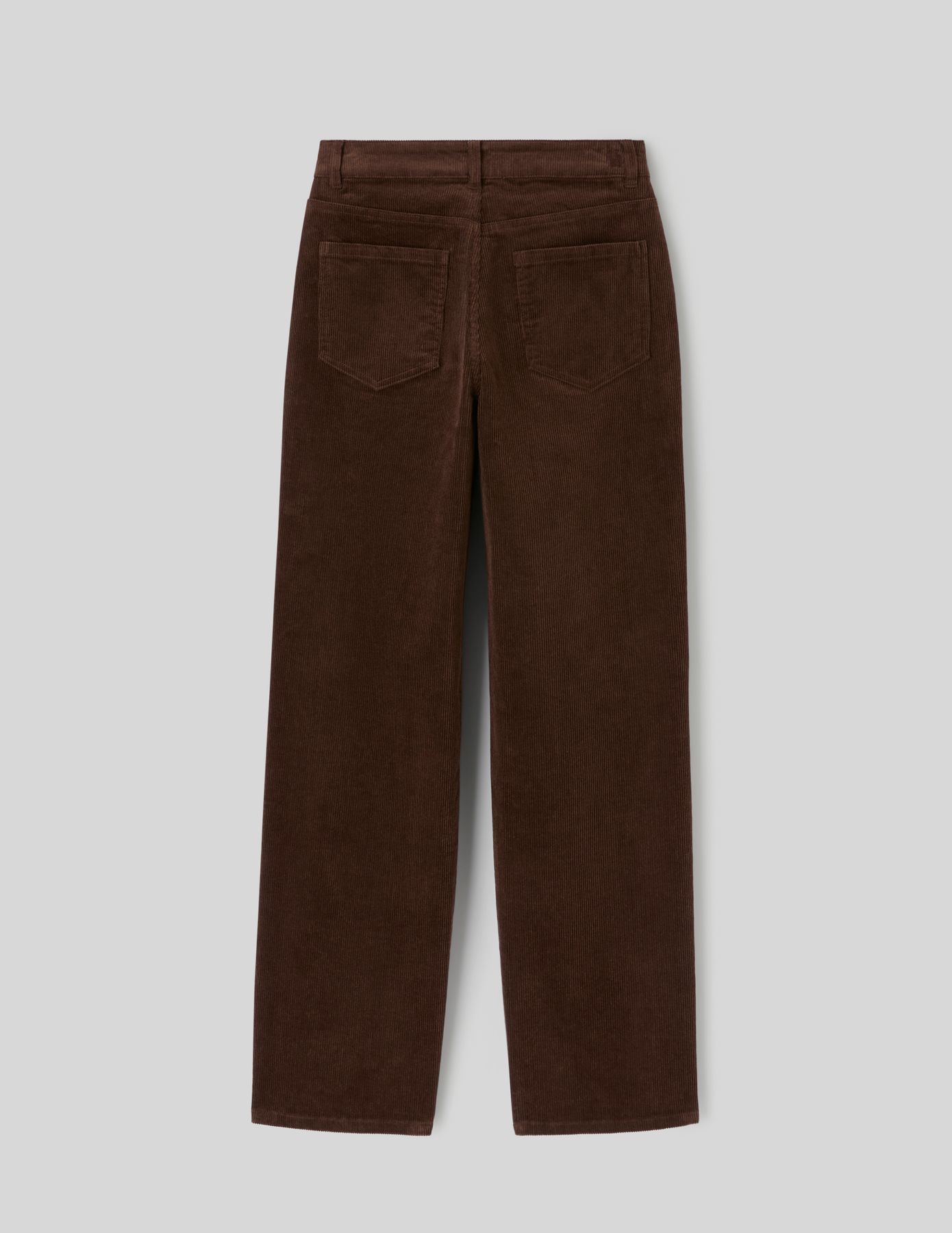 Pantalon straight velours